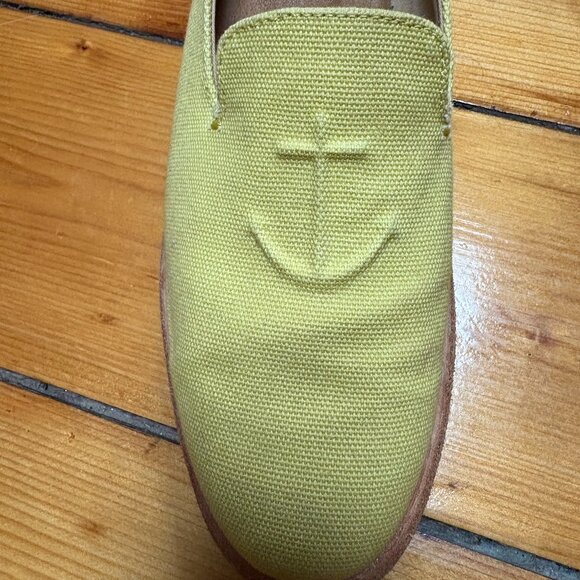Sperry Top-Sider Seaport Leavy Nautical Canvas Loafer in Yellow - Picture 2 of 5